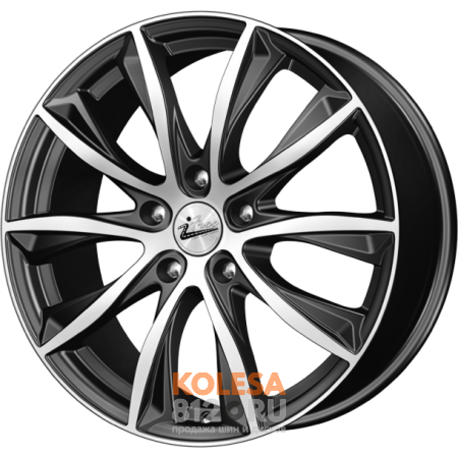 iFree Кazaнтип 7.5x18 5*105 ET38 DIA56.6 Блэк Джек Литой